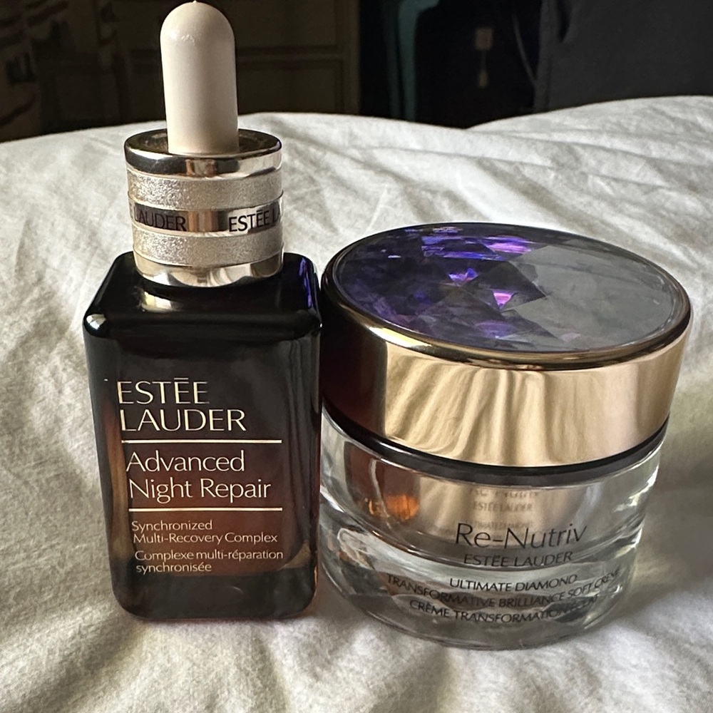 Estee Lauder Re-Nutriv Ultimate Diamond Cream - Advanced Night Repair Bundle - Picture 4 of 11